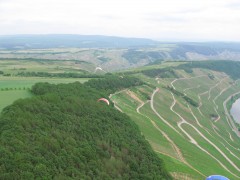 Höhe tanken über dem Südhang von Klüsserath :: &copy; Martin Speis