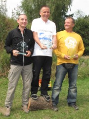 Die Sieger der German Flatlands 2010: Ralf Kopp, Viktor Milzin und Hans Basusenwein (v.l.n.r.) :: © Martin Speis