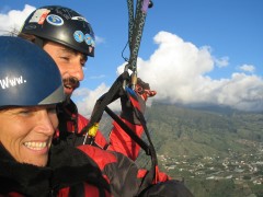 Hansi und Nenan über der Isla Bonita :: &copy; Hansi Barth