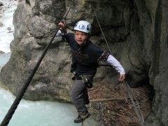 Niklas im Klettersteig der Galitzenklam :: &copy; Martin Speis