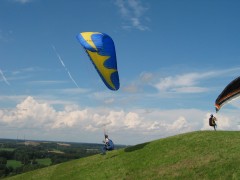 Jörg fliegt an der Halde Norddeutschland :: &copy; Martin Speis