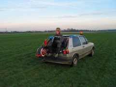 Tobi bedient die mobilen Abrollwinde :: © Martin Speis
