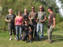 Die Sieger der German Flatlands 2009: Hagen Walter, Gaby Urban, Ralf Kopp, Robert Bernat, Uwe Tillmann, Rene Pauly und Florian Maiwald (v.l.n.r) :: &copy; Martin Speis