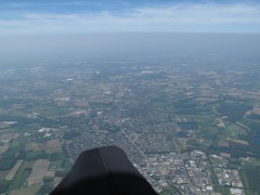 Blick aus 1.450 m Höhe auf Geldern :: &copy; Martin Speis
