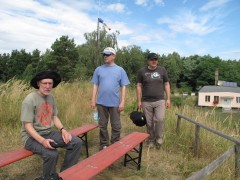 Theo, Peter und Jarek auf dem Mt. Kuck (Altes Lager) :: &copy; Martin Speis